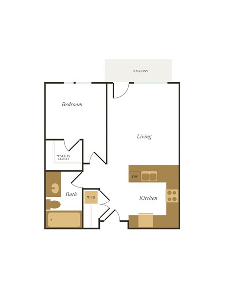 bedroom floor plan at the falls apartments in raleigh nc